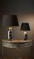 Kensington Table Lamp Base Large Shiny Nickel- Base Only