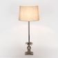 Caribbean Pineapple Table Lamp Base Antique Silver