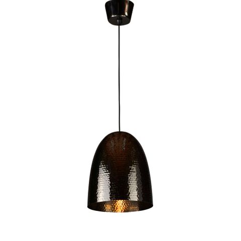 Dolce Beaten Ceiling Pendant Charcoal