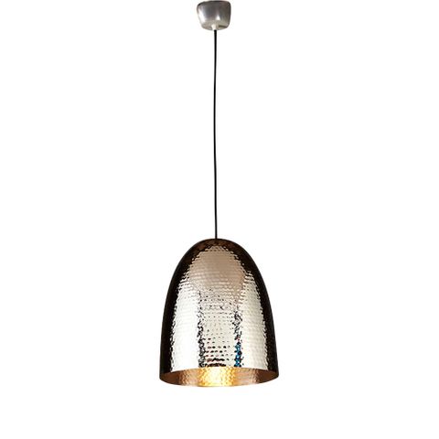 Dolce Beaten Ceiling Pendant Silver