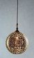 Moroccan Ball Ceiling Pendant Small Silver