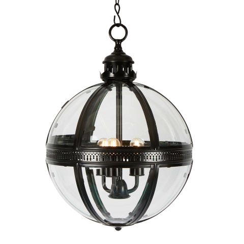 Saxon Ceiling Pendant Large Black