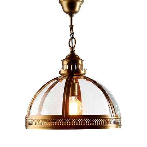 Winston Ceiling Pendant Small Brass