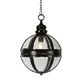 Saxon Ceiling Pendant Small Black