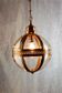 Saxon Ceiling Pendant Small Antique Brass