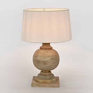Coach Table Lamp Base Natural- Base Only
