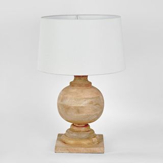 Coach Table Lamp Base Natural- Base Only