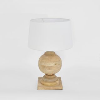 Coach Table Lamp Base Natural- Base Only