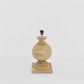 Coach Table Lamp Base Natural- Base Only