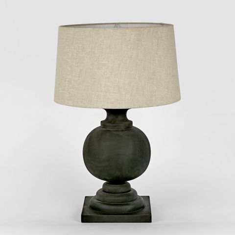 Coach Table Lamp Base Black