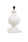 Coach Table Lamp Base White- Base Only
