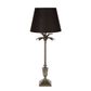 Palm Springs Table Lamp Base Silver- Base Only