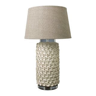 Kenilworth Ceramic Table Lamp Base Cream- Base Only