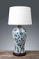 Ashleigh Ceramic Table Lamp Base Blue and White