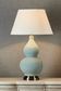 Terrigal Ceramic Table Lamp Base Pale Blue