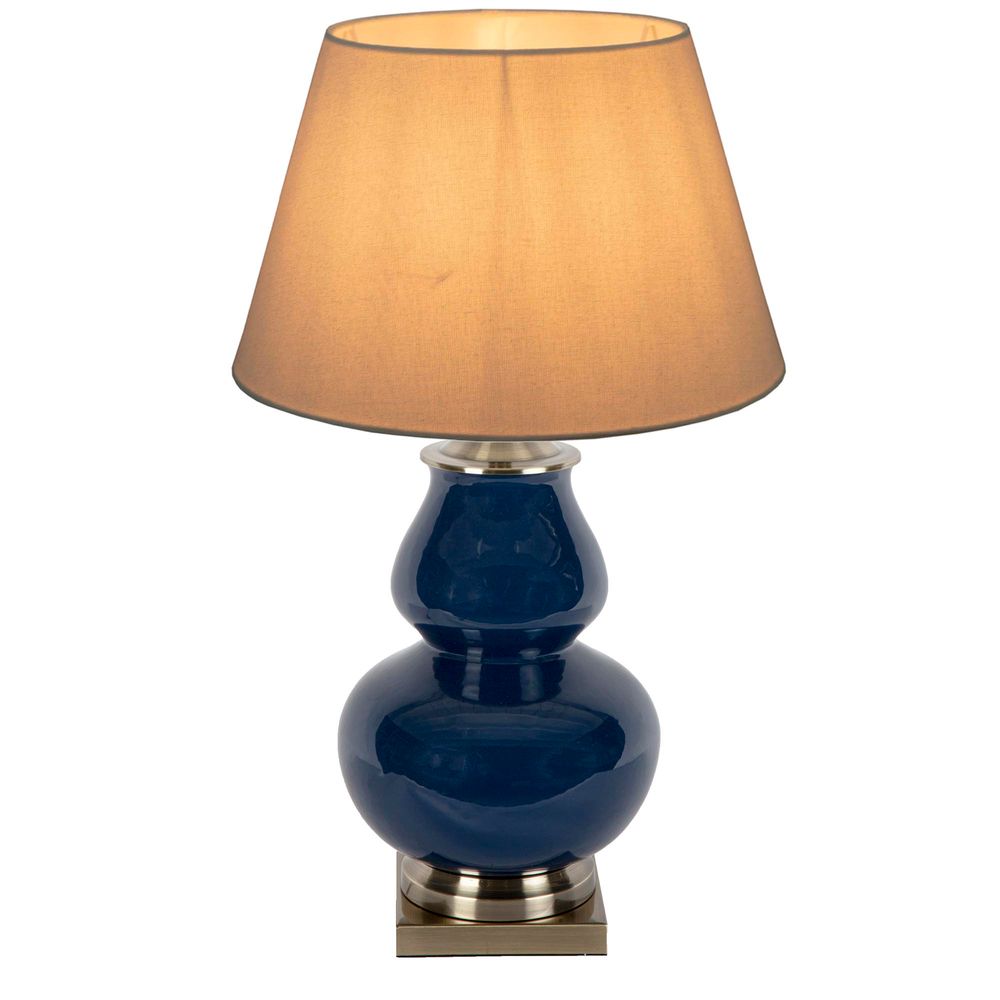 Blue and deals gold table lamps