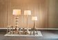 Lancia Large - Light Natural - Turned Wood Slender Floor Lamp