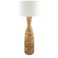 Esraj Turned Wood Floor Lamp Natural