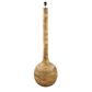 Sitar Turned Wood Floor Lamp Natural