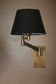 Oscar Wall Light Base Antique Brass