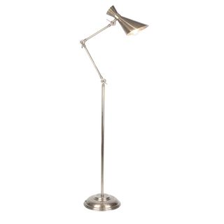 Grasshopper Floor Lamp Antique Silver