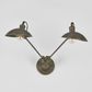 Remington Wall Light with Metal Shade Brass