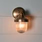 Jade Outdoor Wall Light Brass