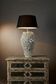 Singita Ceramic Table Lamp Base White- Base Only