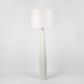 Samson Floor Lamp Base White with Shade White