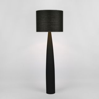 Samson Floor Lamp Base Black with Shade Black