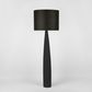 Samson Floor Lamp Base Black with Shade Black