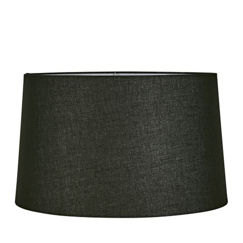 Linen Drum Lamp Shade XXL Black