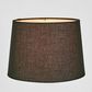 Linen Drum Lamp Shade XS Black