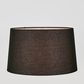 Linen Drum Lamp Shade XL Black