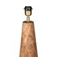 Samson Wood Floor Lamp Base Saddle- Base Only
