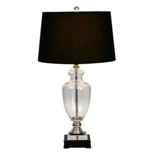 Black and best sale silver bedside lamps