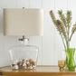 Fillable Bottle Lamp W Linen Shade