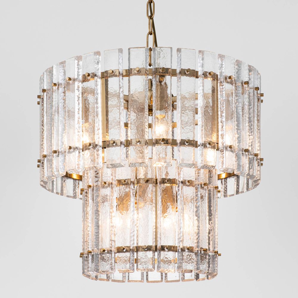 Loren Clear Rope Glass Chandelier