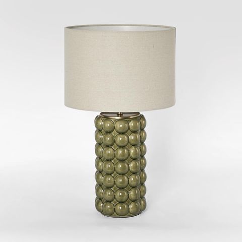 Condotti Green Table Lamp & Shade