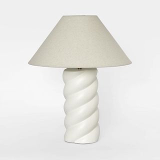 Twist Column Lamp & Shade