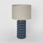 Condotti Blue Table Lamp & Shade