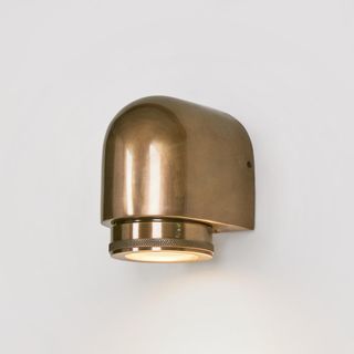 Sea Rock Outdoor Wall Light Antique Brass