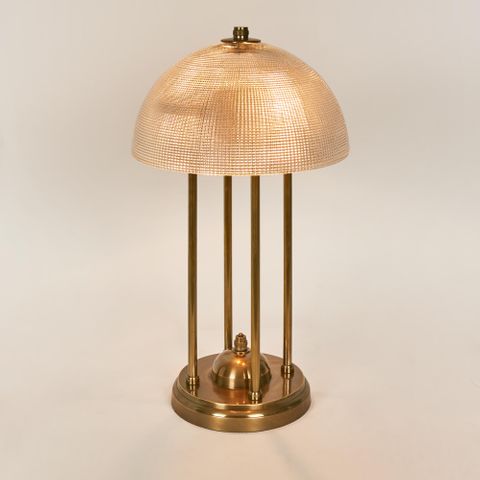 Victor Table Lamp With Textured Glass