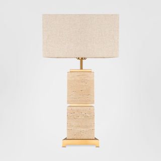 Ashley Travatine Table Lamp with shade