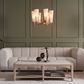 St Germain Chandelier  Antique Brass