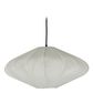 Torpido Ceiling Pendant Ivory with Black Cord Drop