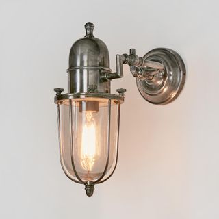 Chapel Outdoor Wall Light Silver