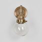 Iceberg Outdoor Wall Light Antique Brass