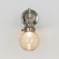 Iceberg Outdoor Wall Light Antique Silver