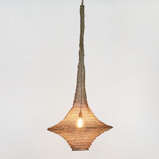 Santa Monica Hanging Lamp Antique Brass